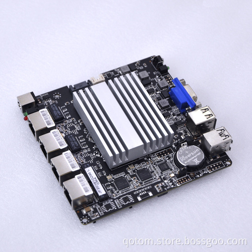 Industrial Nano itx Motherboard with 4 ethernet LAN , Processor Celeron j1900
